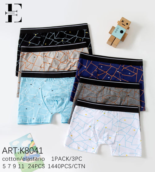 Boxer Garçon en Pack – Réf. K8041