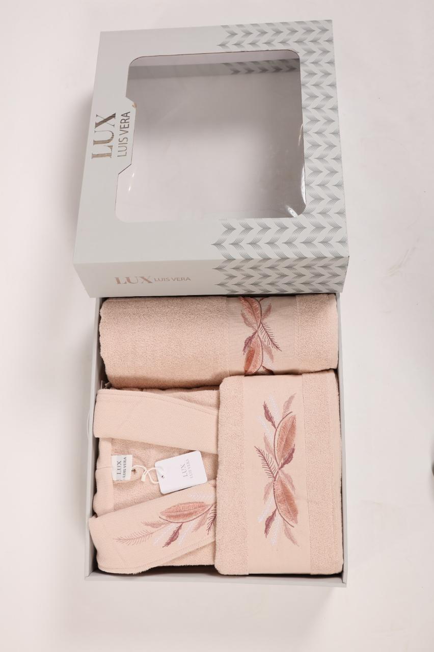 Coffret Serviettes Cadeau Fleuri – Peche