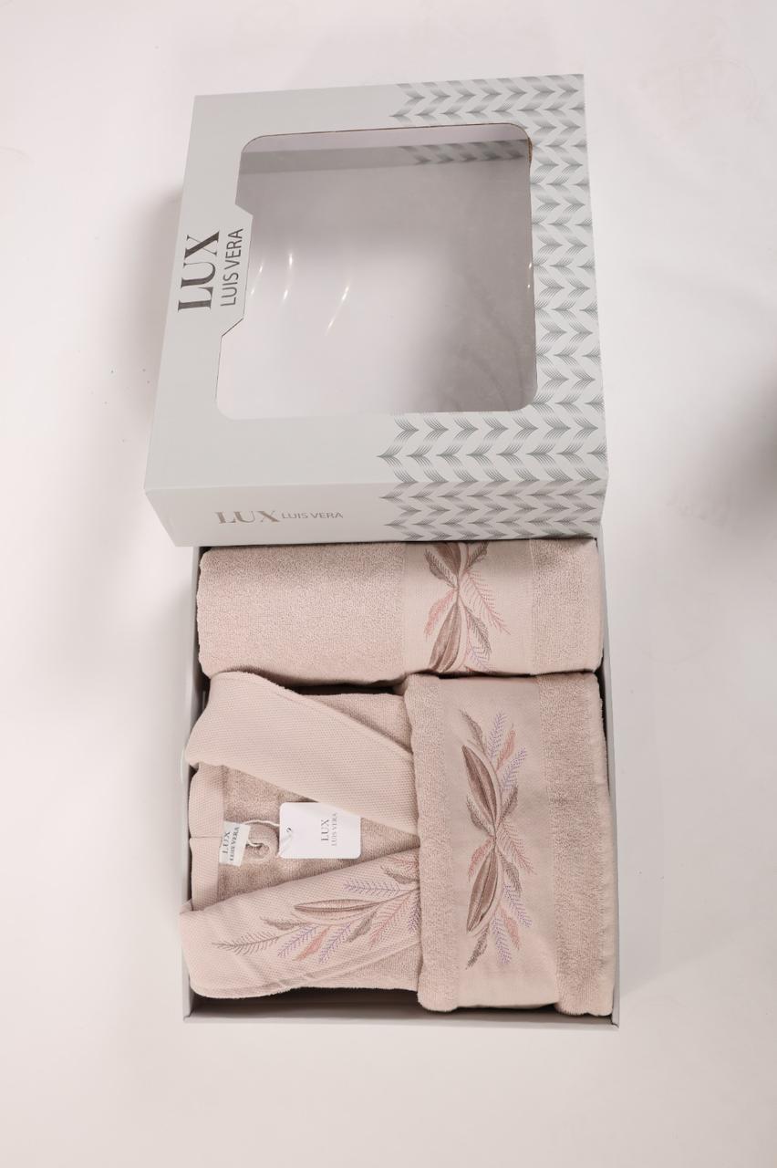 Coffret Serviettes Delicat – Taupe