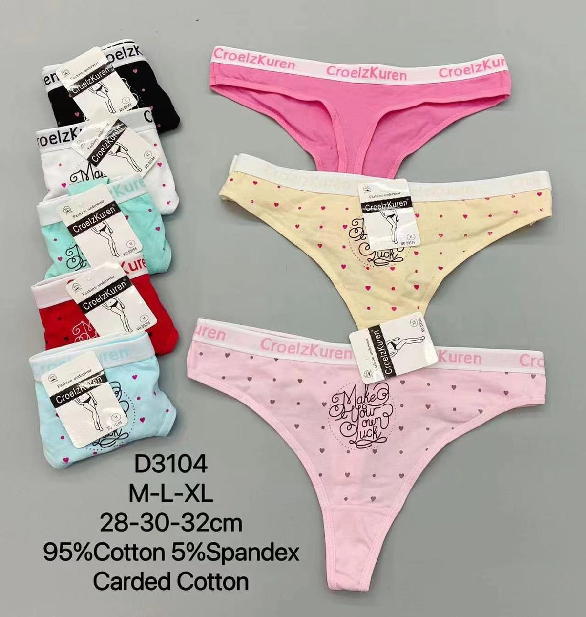 Culotte Femme Imprimée – Motifs Assortis – Réf. 011