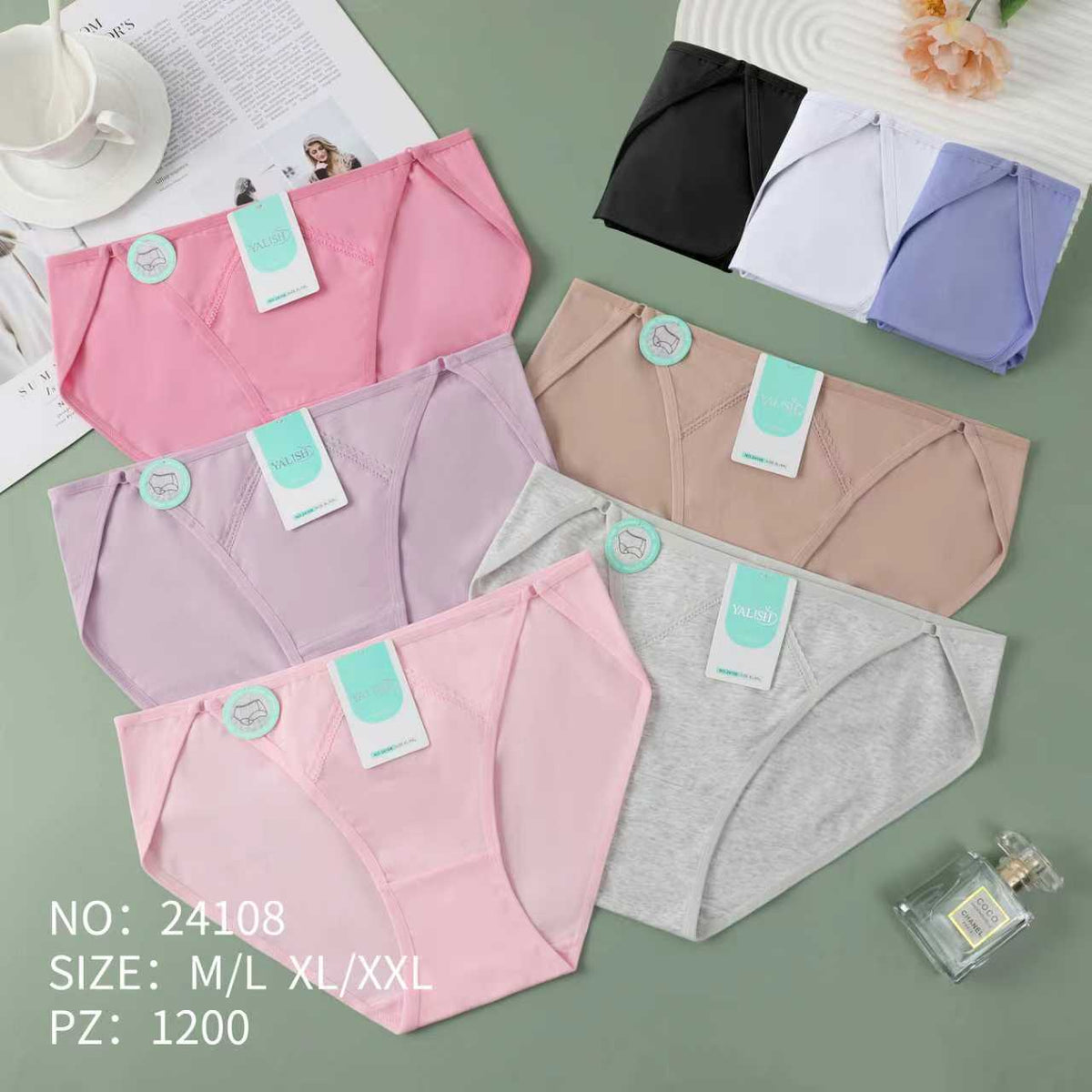 Culotte Femme Imprimée – Motifs Assortis – Réf. 015