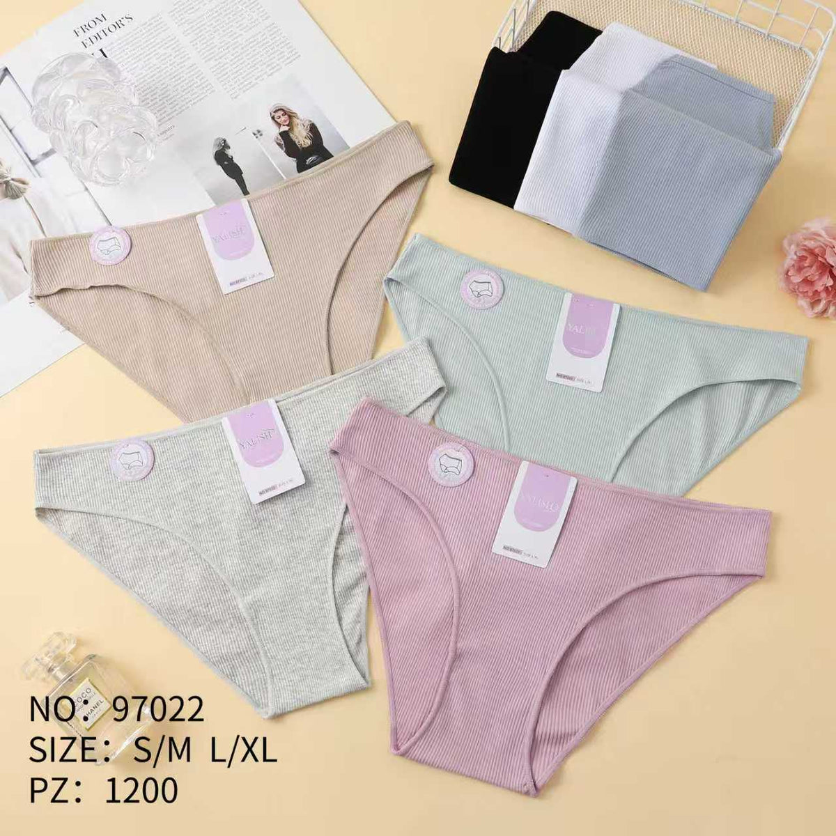 Culotte Femme Imprimée – Motifs Assortis – Réf. 016