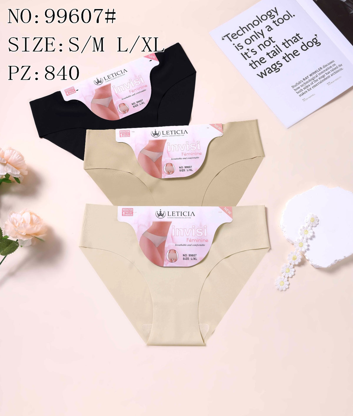 Culotte Femme Imprimée – Motifs Assortis – Réf. 024