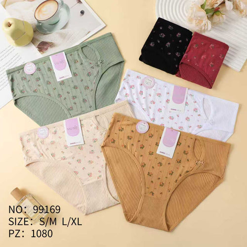Culotte Femme Imprimée – Motifs Assortis – Réf. 026