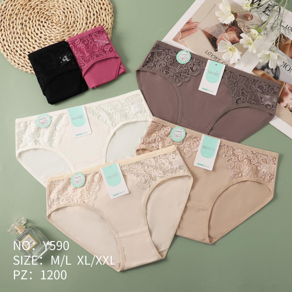 Culotte Femme Imprimée – Motifs Assortis – Réf. 028