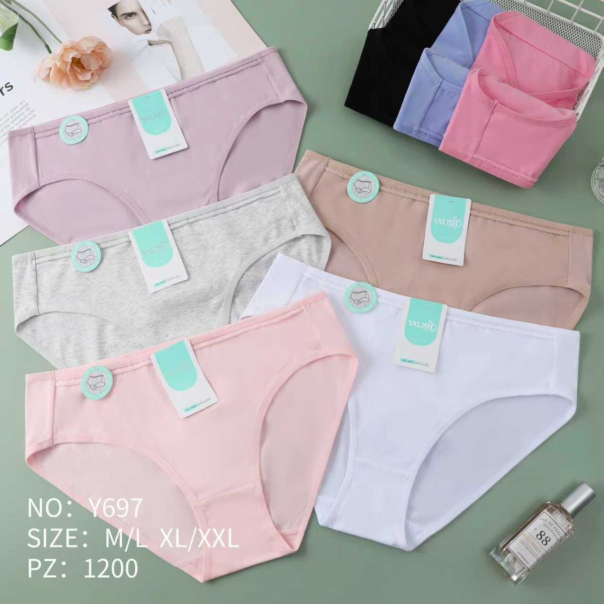 Culotte Femme Imprimée – Motifs Assortis – Réf. 029