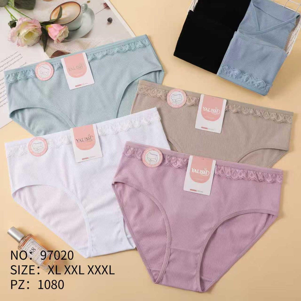 Culotte Femme Imprimée – Motifs Assortis – Réf. 040