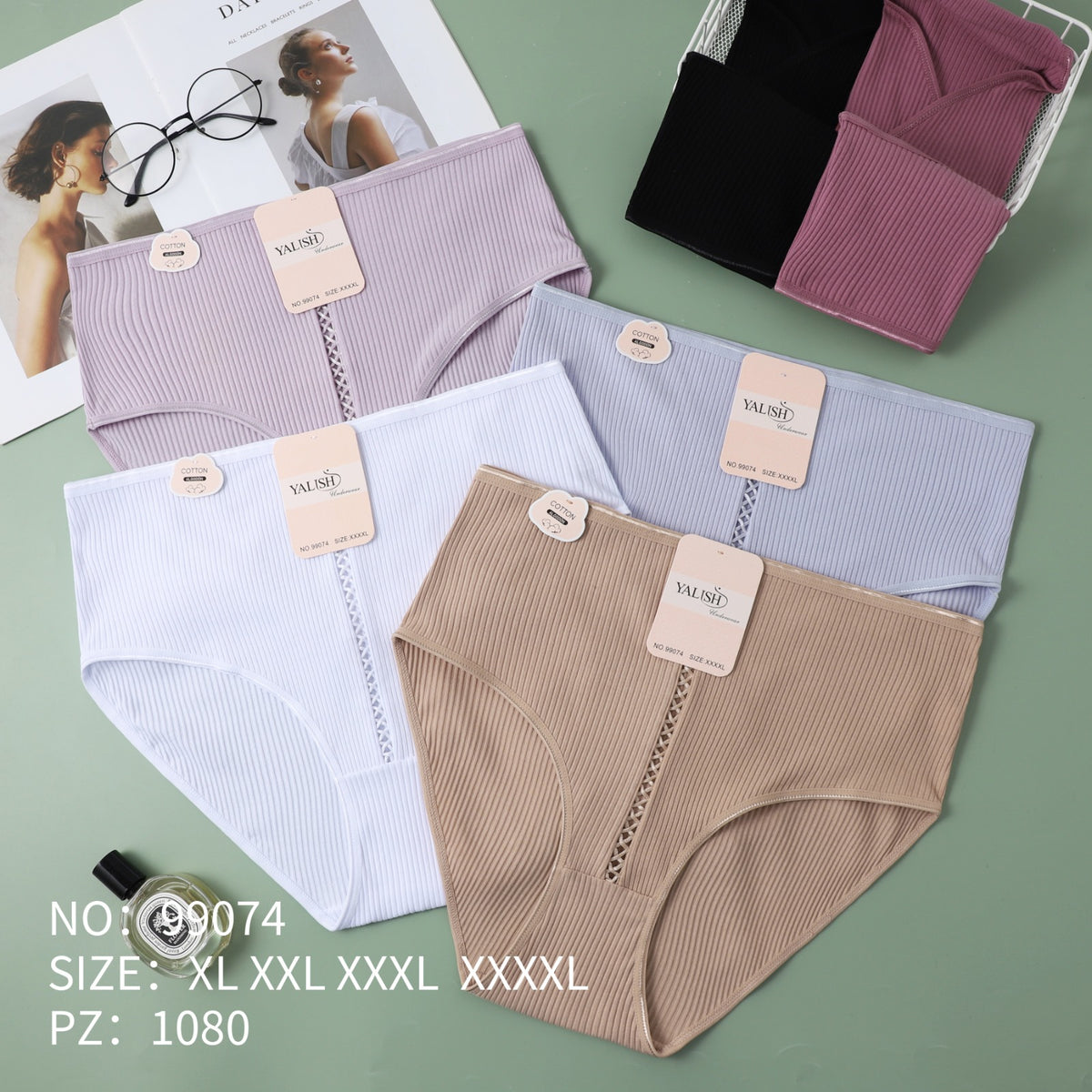 Culotte Femme Imprimée – Motifs Assortis – Réf. 041