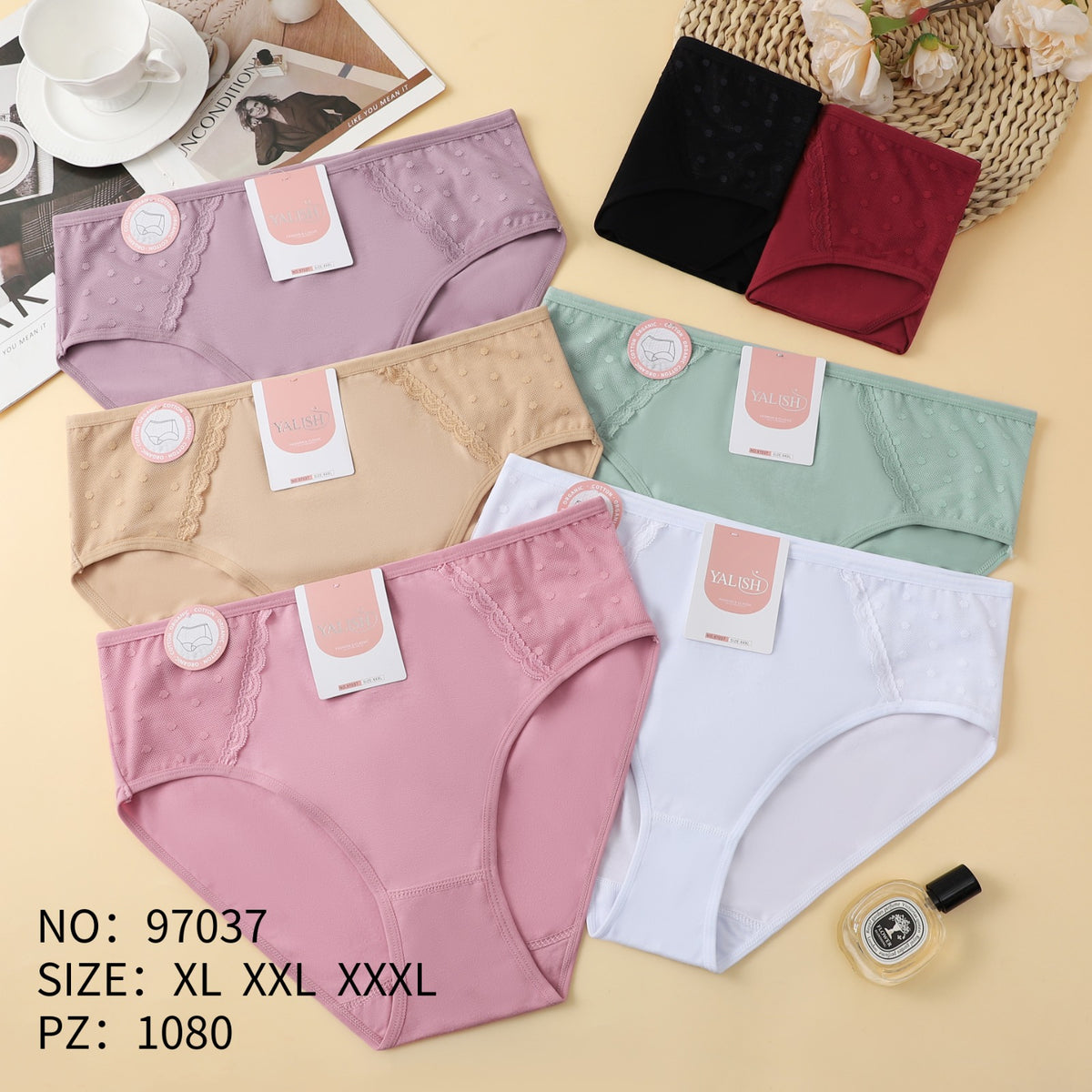 Culotte Femme Imprimée – Motifs Assortis – Réf. 045