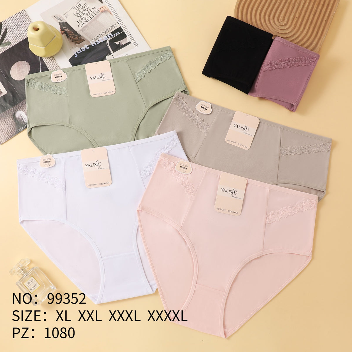 Culotte Femme Imprimée – Motifs Assortis – Réf. 052