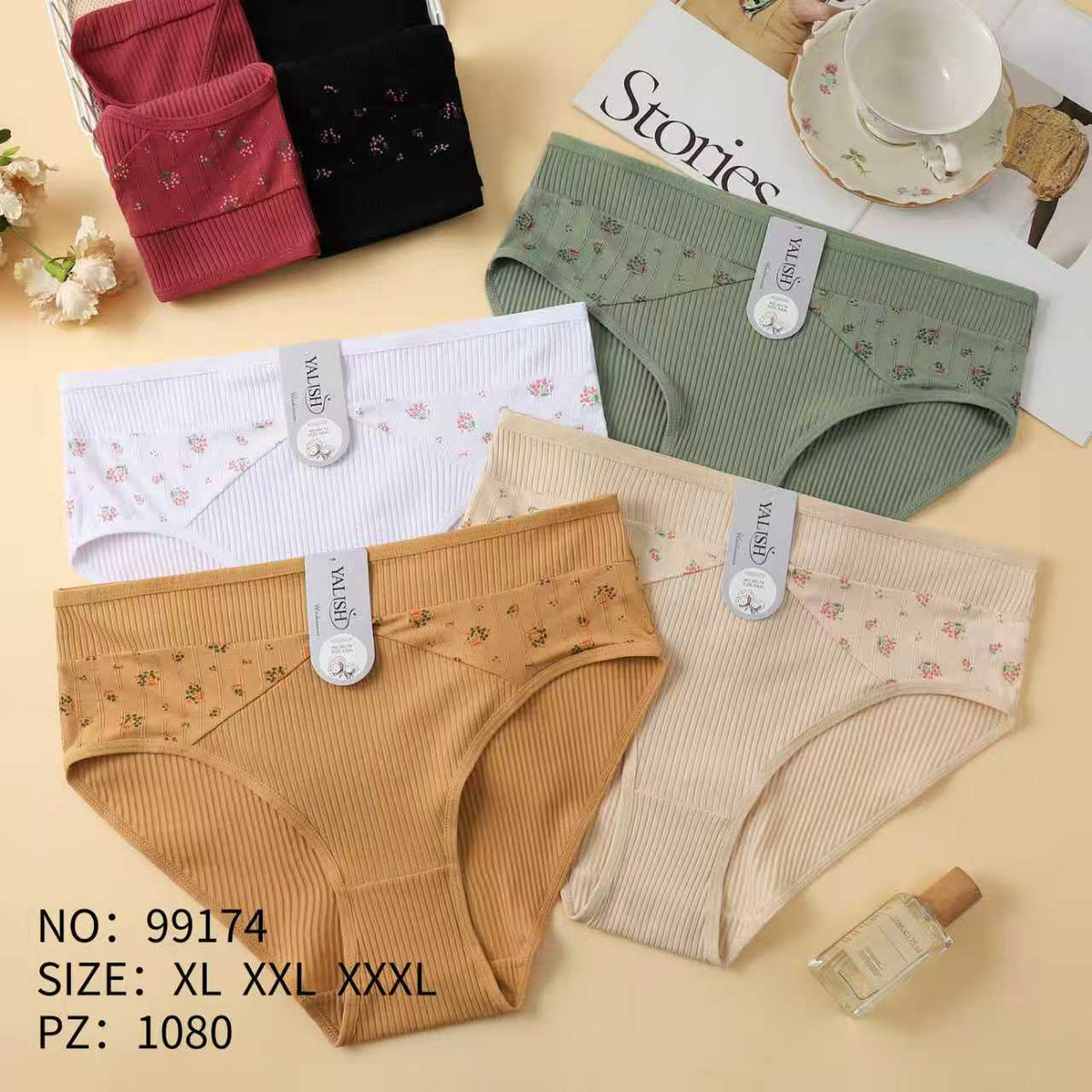 Culotte Femme Imprimée – Motifs Assortis – Réf. 060