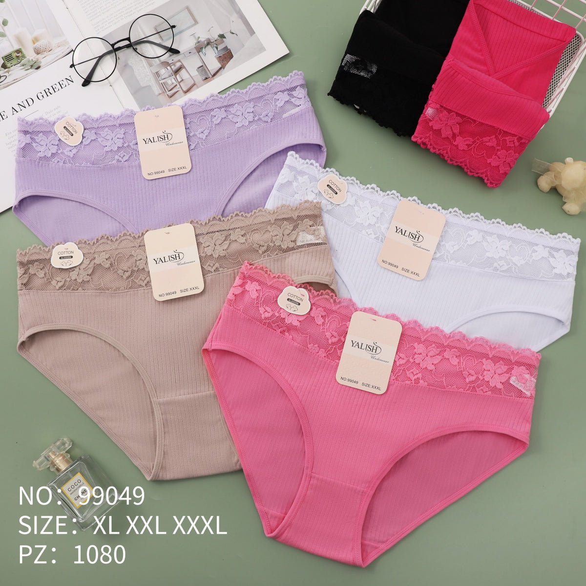 Culotte Femme Imprimée – Motifs Assortis – Réf. 064