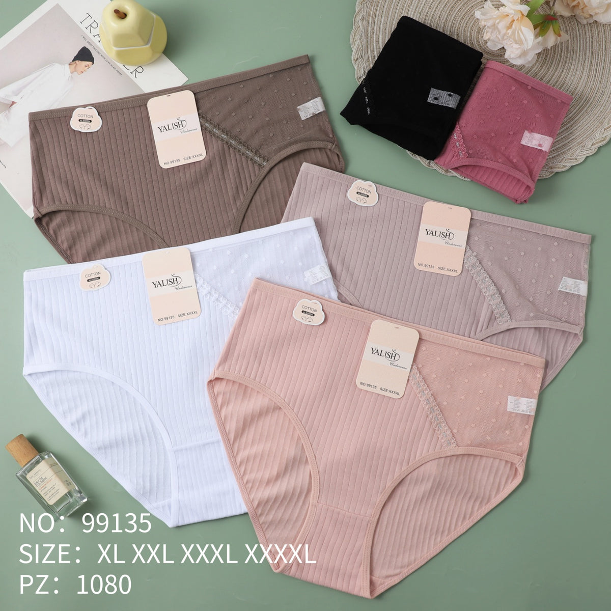 Culotte Femme Imprimée – Motifs Assortis – Réf. 067