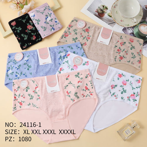 Culotte Femme Imprimée – Motifs Assortis – Réf. 072