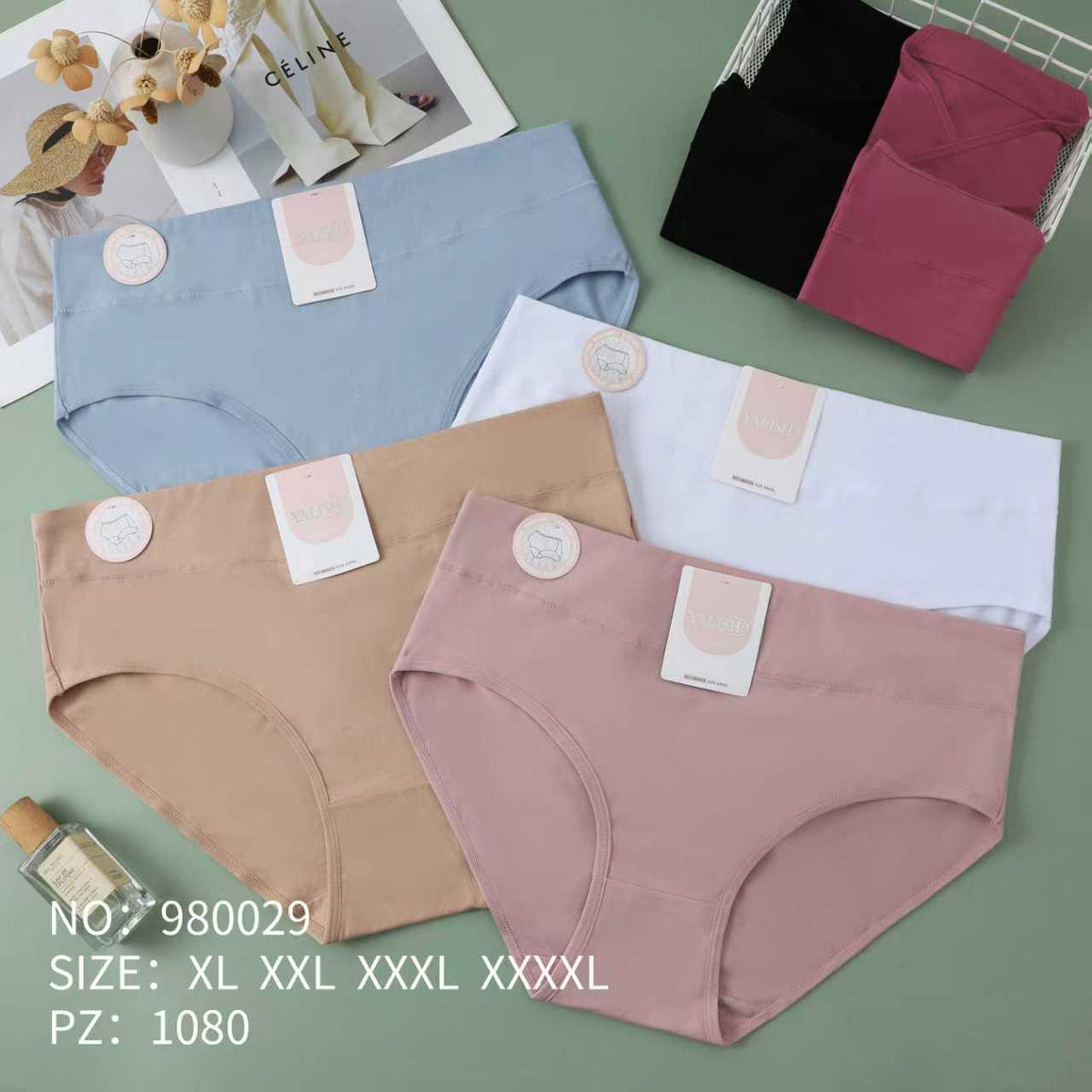 Culotte Femme Imprimée – Motifs Assortis – Réf. 091