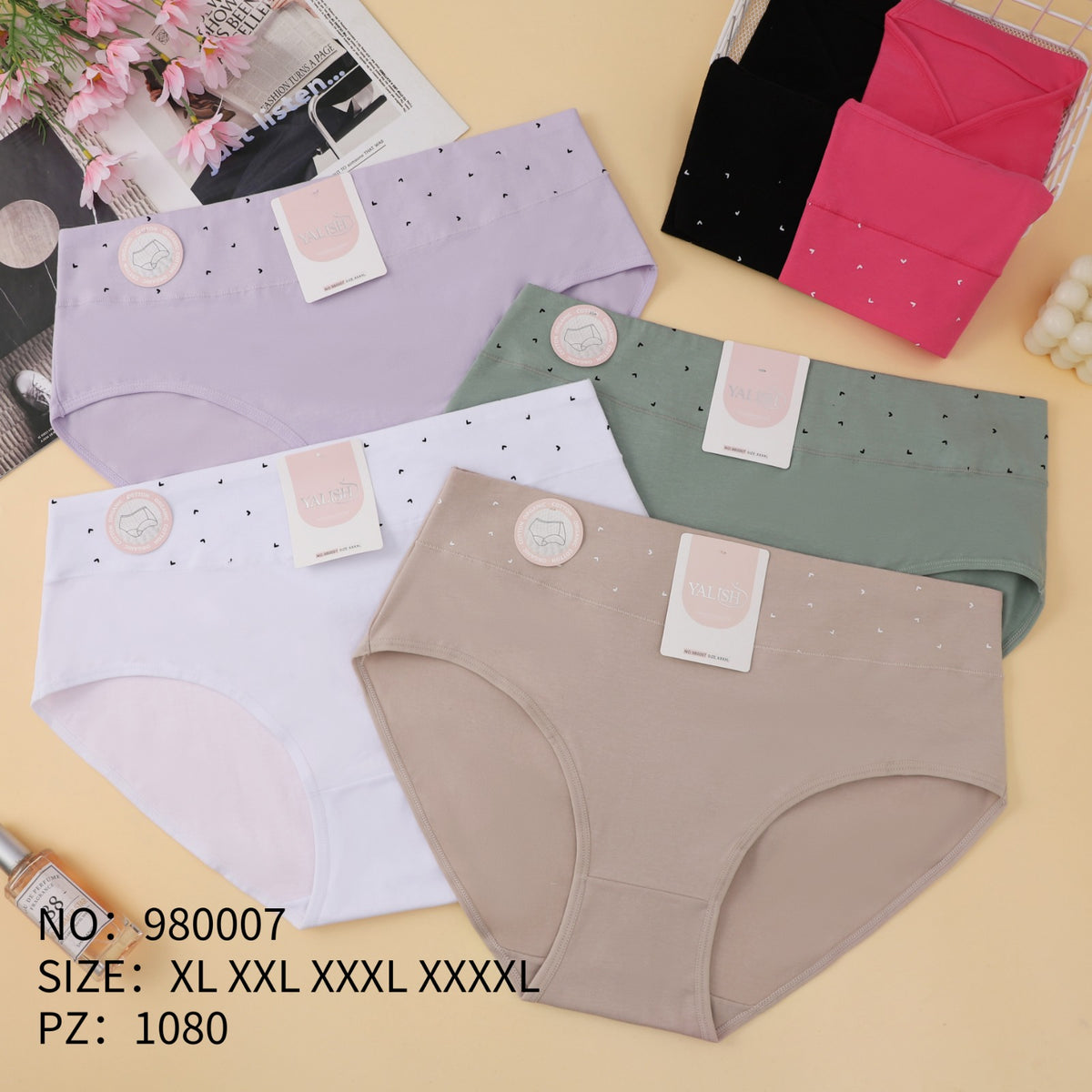 Culotte Femme Imprimée – Motifs Assortis – Réf. 097
