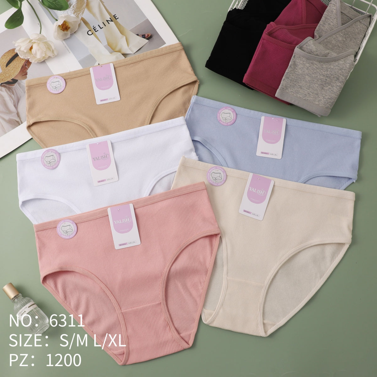 Culotte Femme Imprimée – Motifs Assortis – Réf. 098