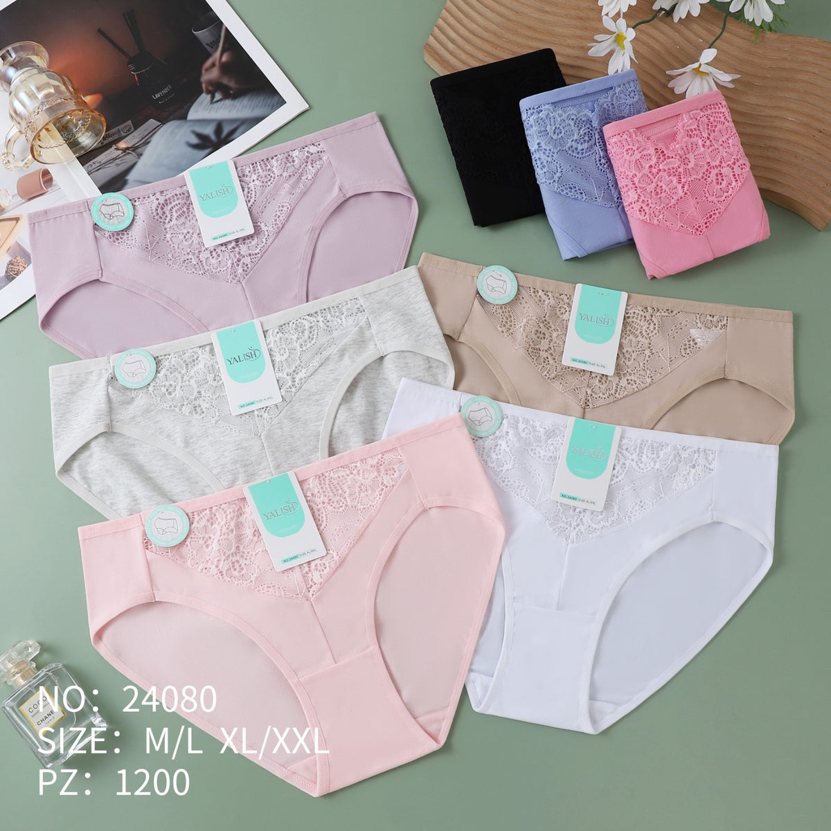 Culotte Femme Imprimée – Motifs Assortis – Réf. 119