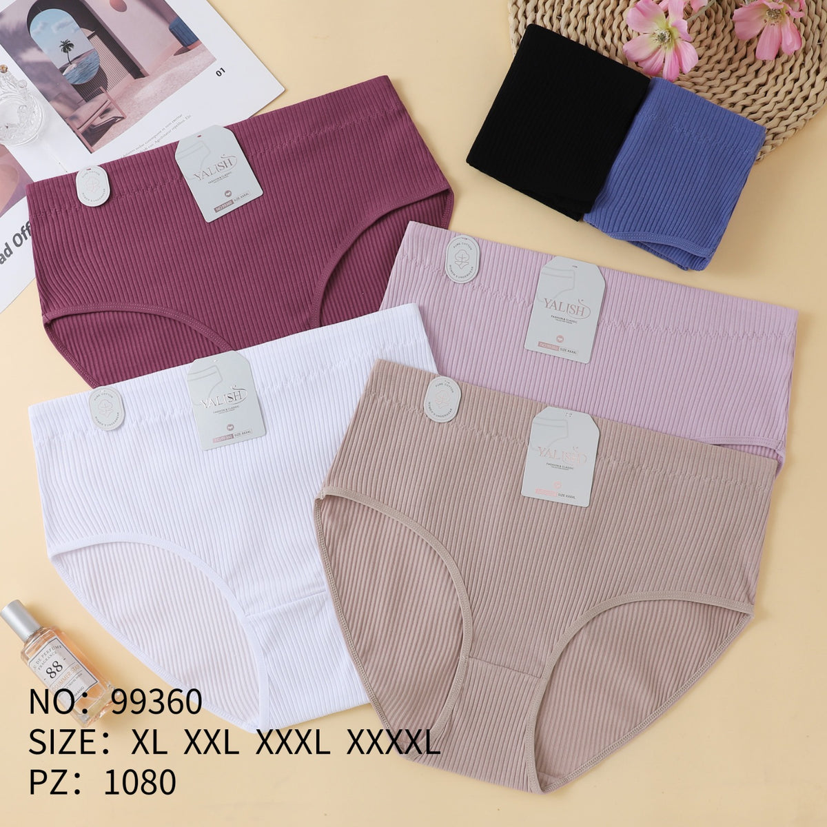 Culotte Femme Imprimée – Motifs Assortis – Réf. 121