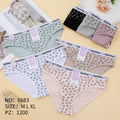 Culotte Femme Imprimée – Motifs Assortis – Réf. 122