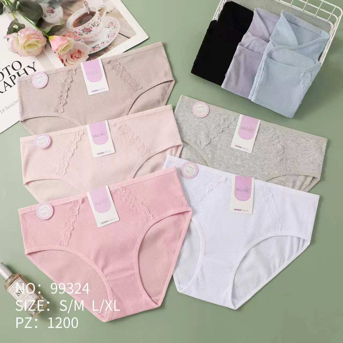 Culotte Femme Imprimée – Motifs Assortis – Réf. 123