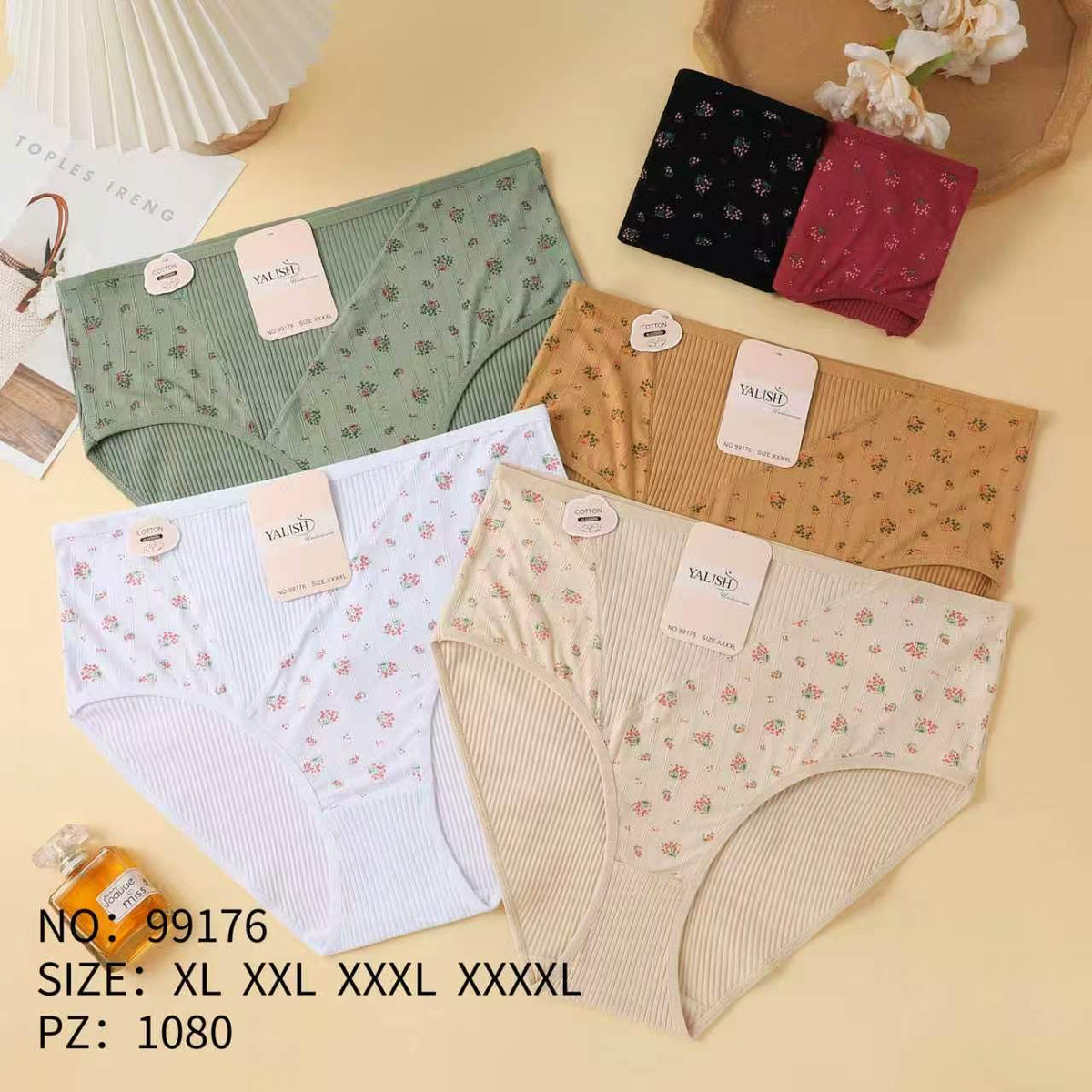 Culotte Femme Imprimée – Motifs Assortis – Réf. 125