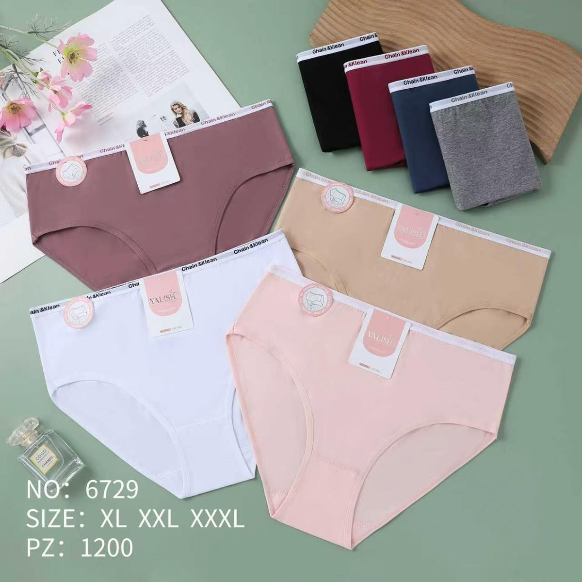 Culotte Femme Imprimée – Motifs Assortis – Réf. 130