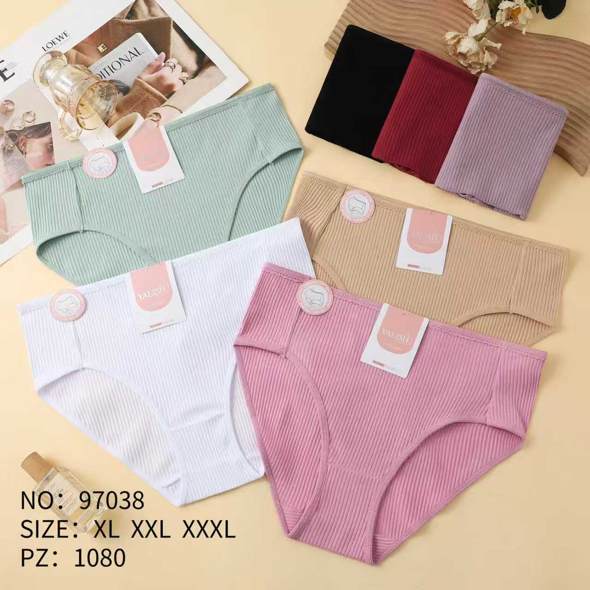 Culotte Femme Imprimée – Motifs Assortis – Réf. 133
