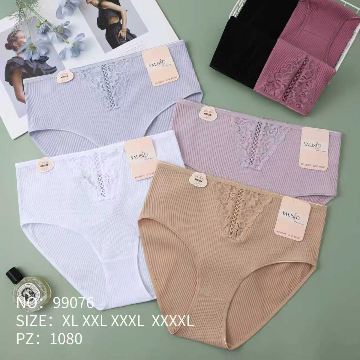 Culotte Femme Imprimée – Motifs Assortis – Réf. 137
