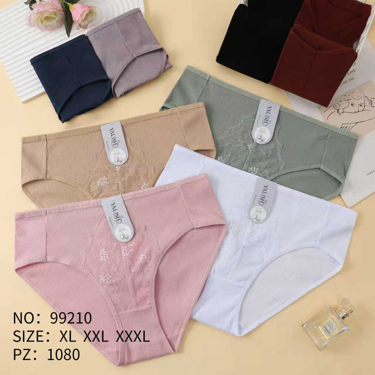 Culotte Femme Imprimée – Motifs Assortis – Réf. 141