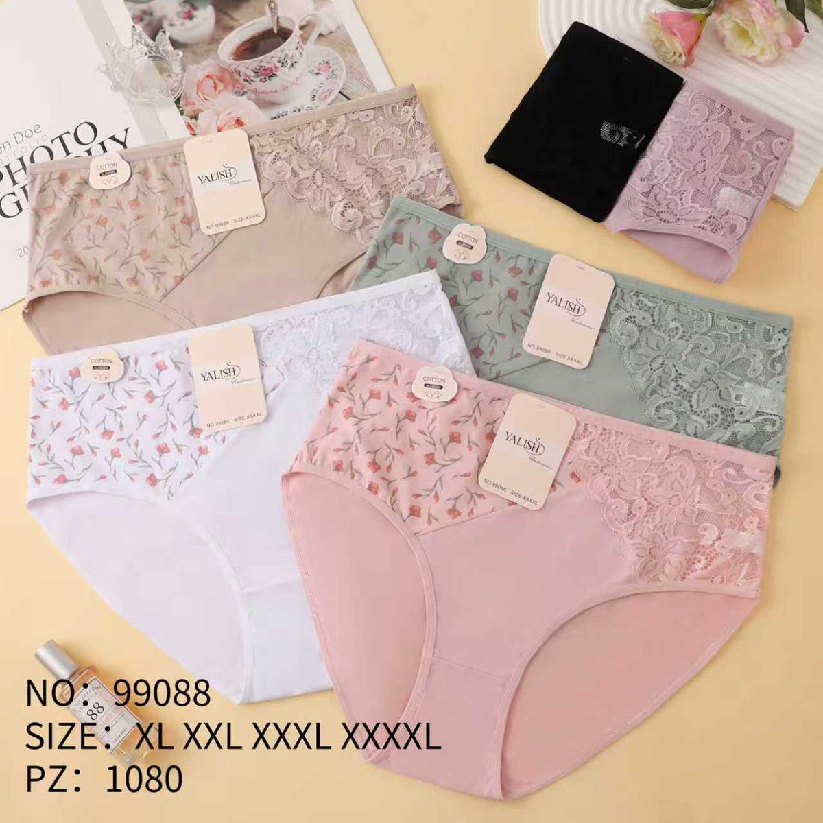 Culotte Femme Imprimée – Motifs Assortis – Réf. 142