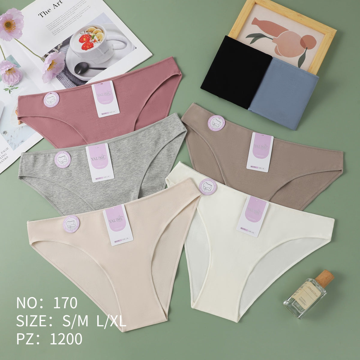 Culotte Femme Imprimée – Motifs Assortis – Réf. 159