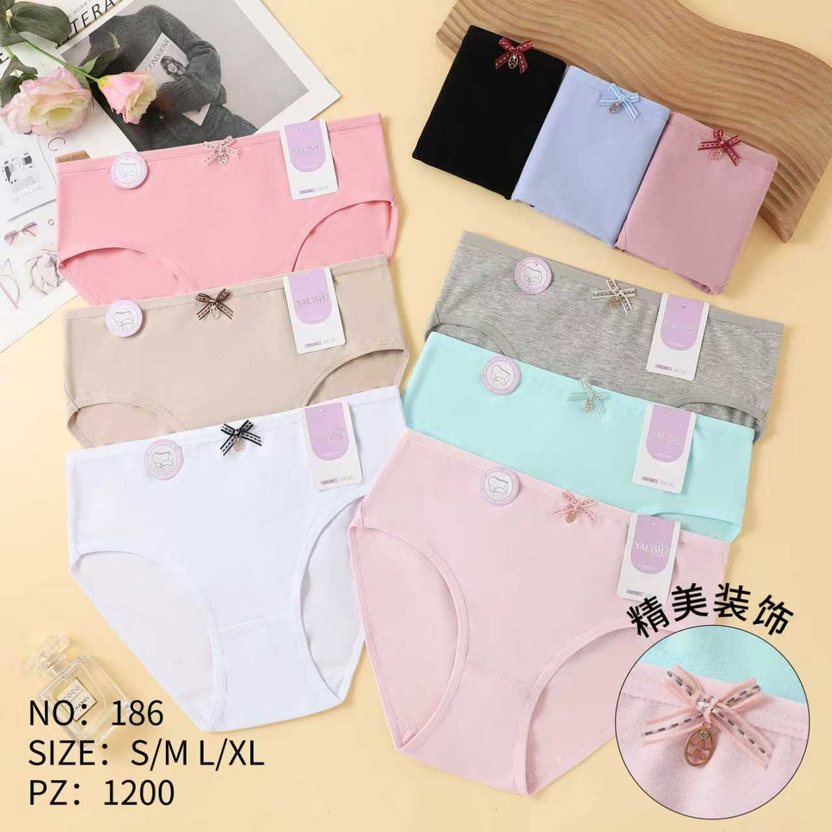 Culotte Femme Imprimée – Motifs Assortis – Réf. 160