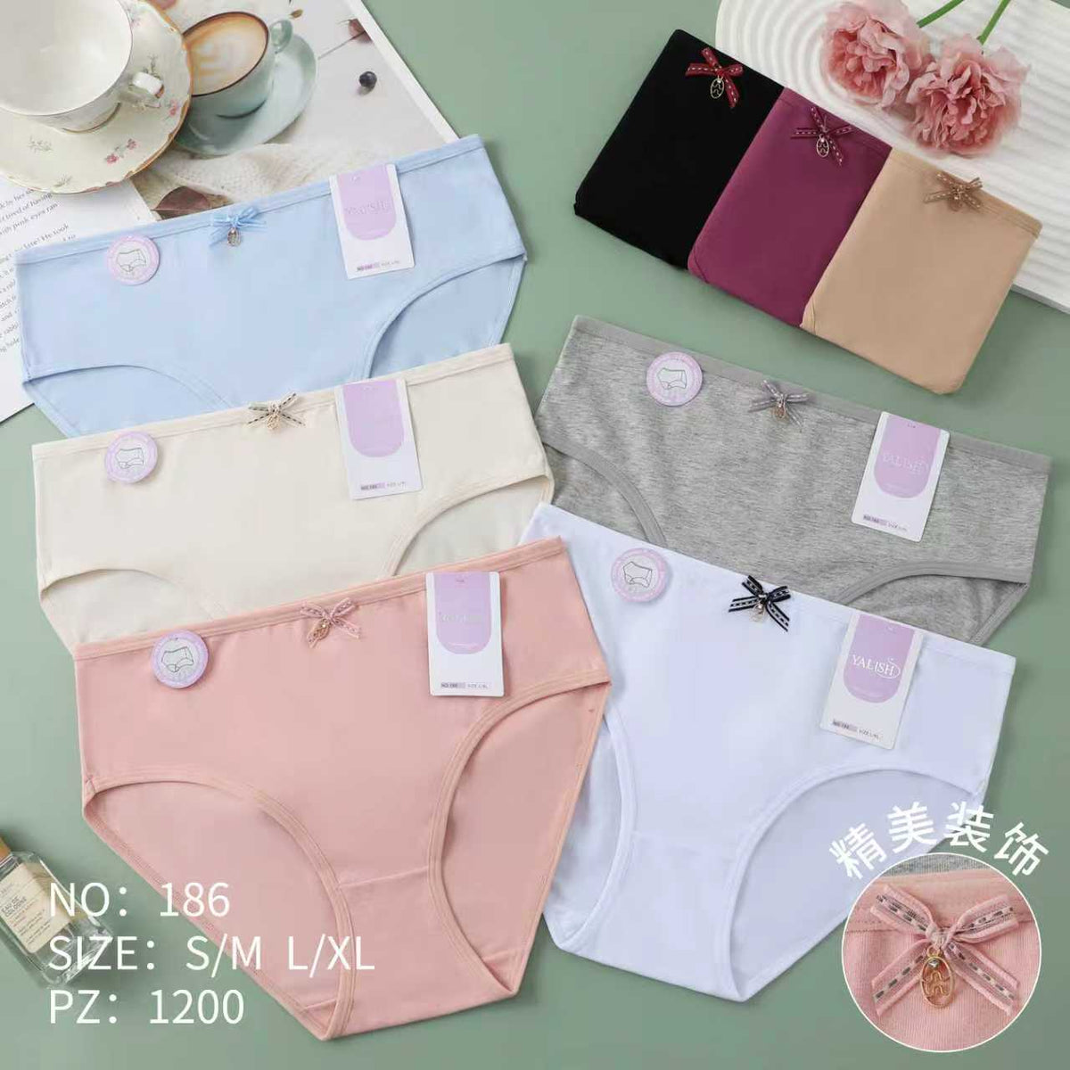 Culotte Femme Imprimée – Motifs Assortis – Réf. 161