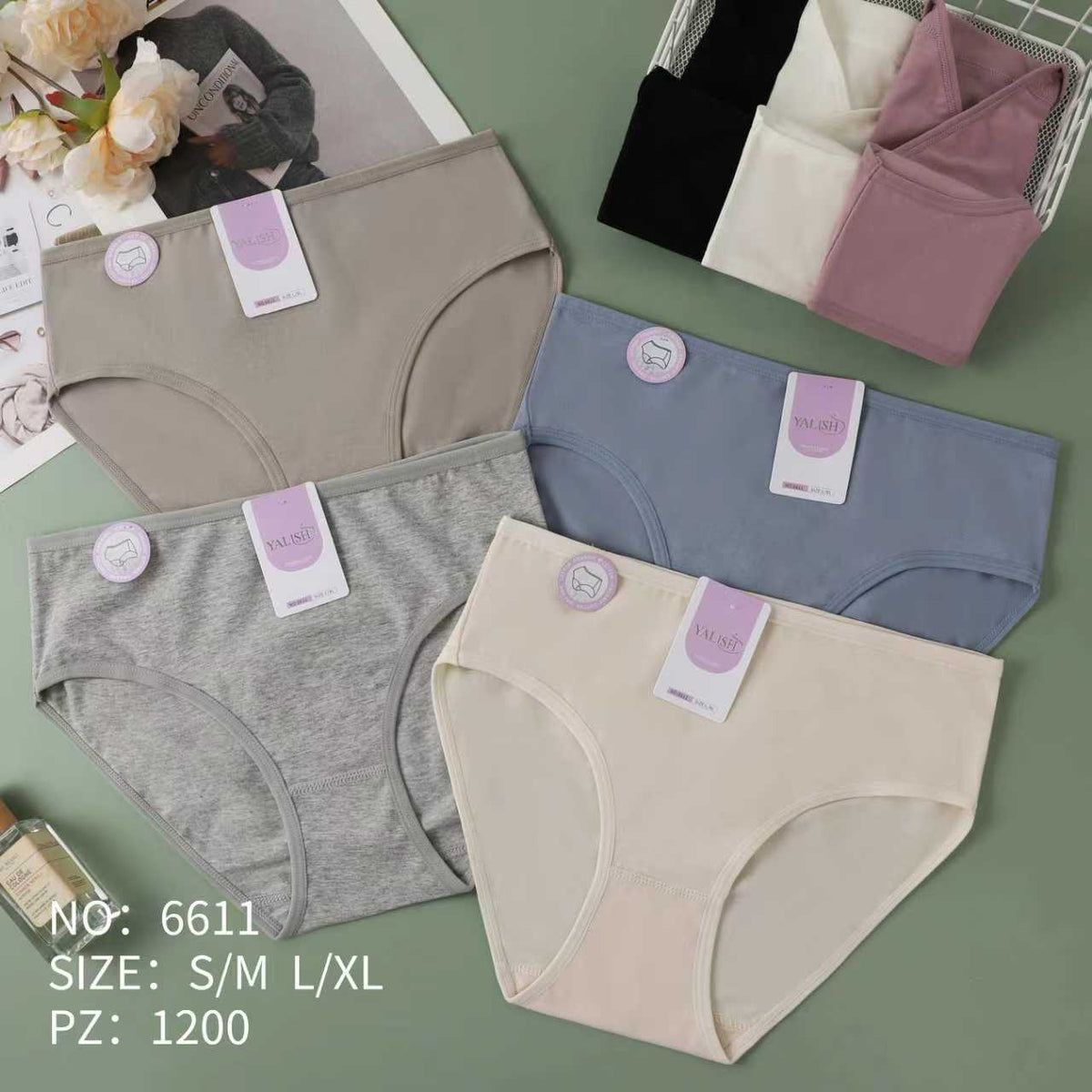 Culotte Femme Imprimée – Motifs Assortis – Réf. 163