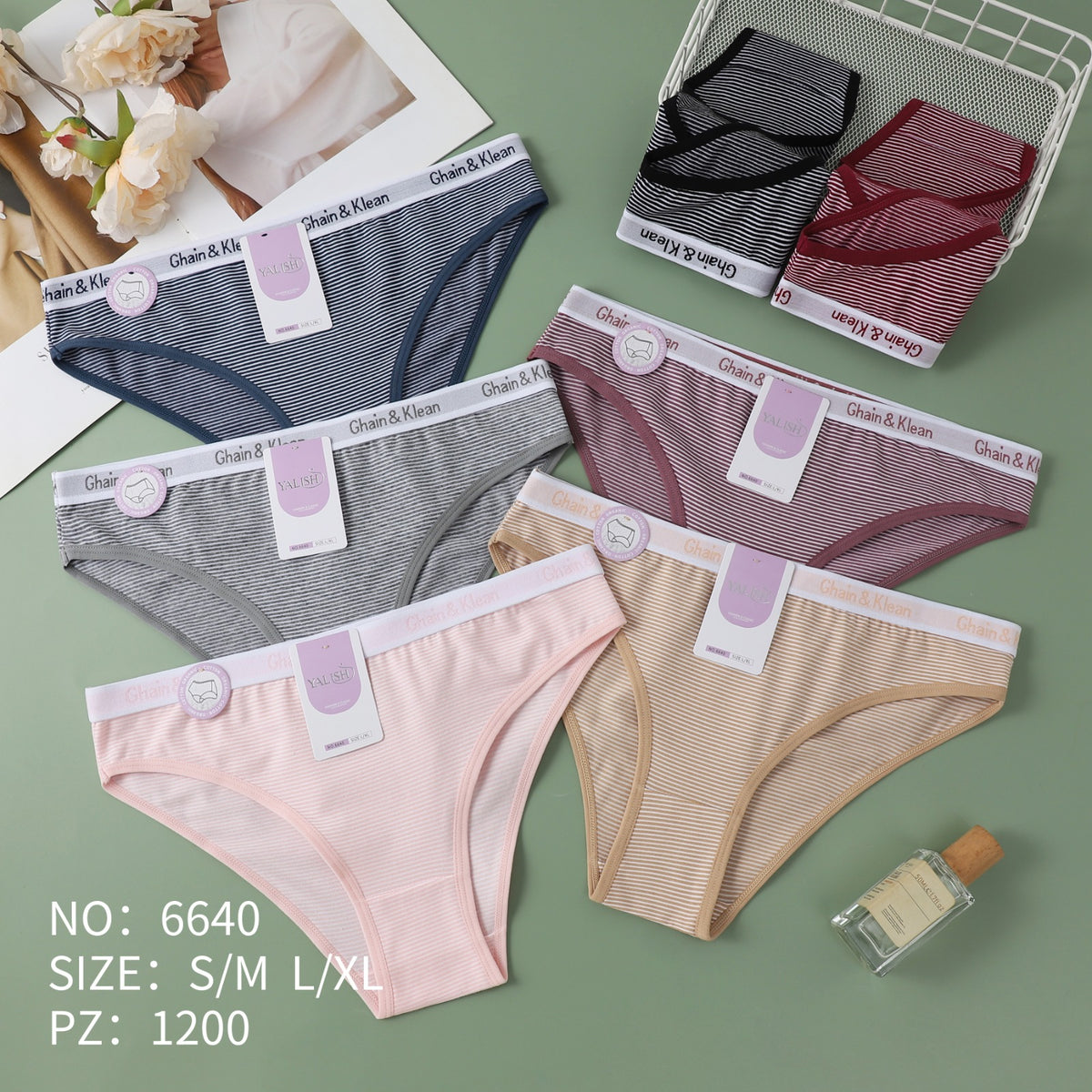 Culotte Femme Imprimée – Motifs Assortis – Réf. 165