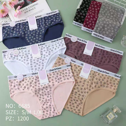 Culotte Femme Imprimée – Motifs Assortis – Réf. 167