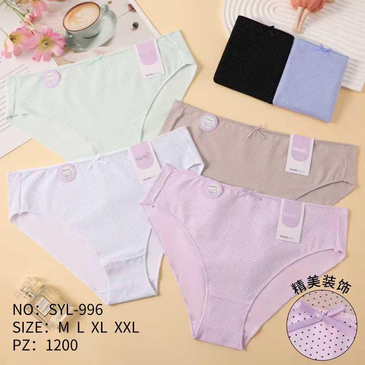 Culotte Femme Imprimée – Motifs Assortis – Réf. 169