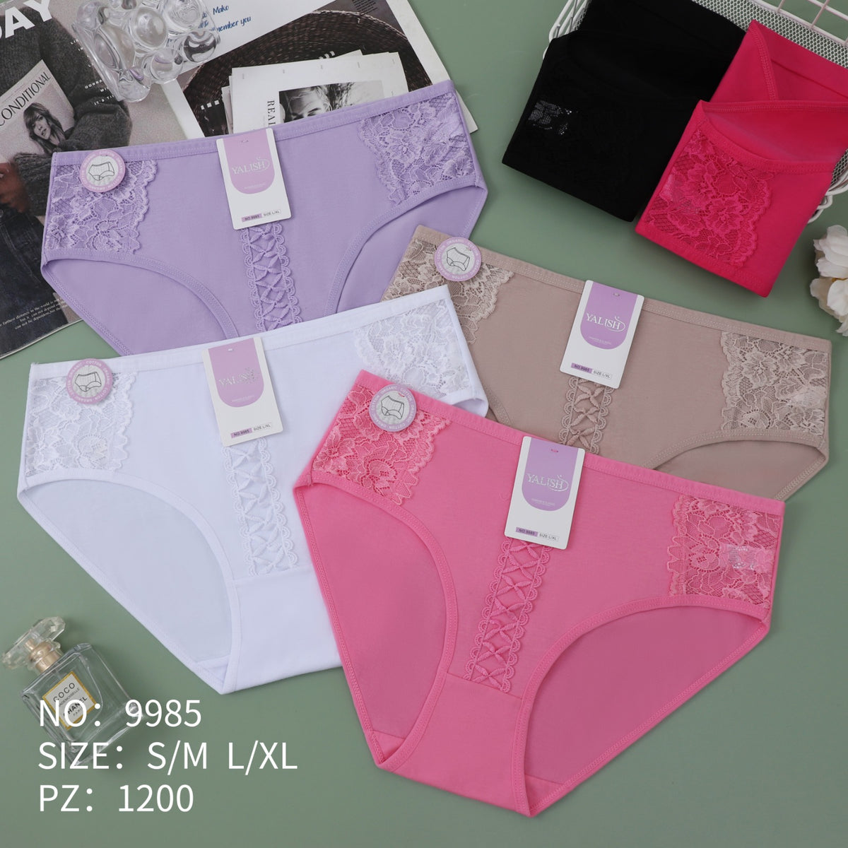 Culotte Femme Imprimée – Motifs Assortis – Réf. 171