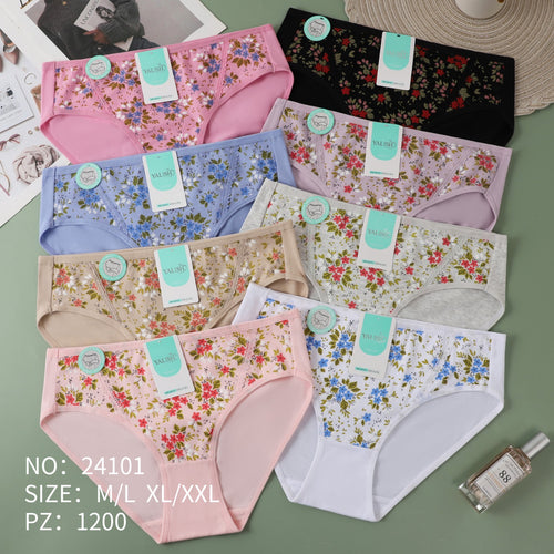 Culotte Femme Imprimée – Motifs Assortis – Réf. 172