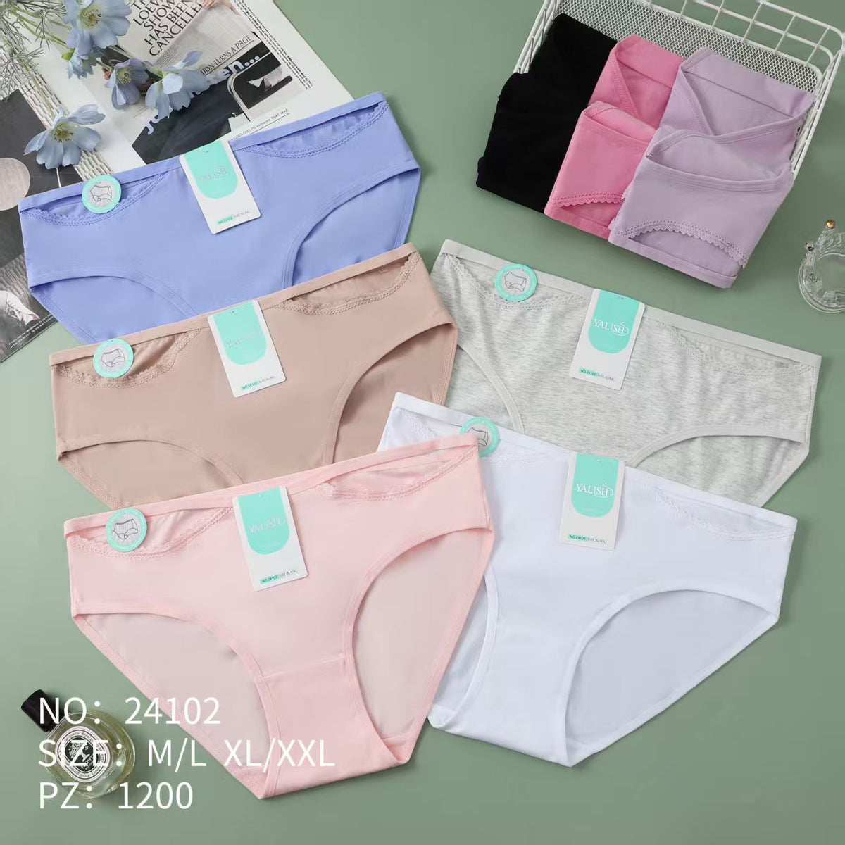 Culotte Femme Imprimée – Motifs Assortis – Réf. 173