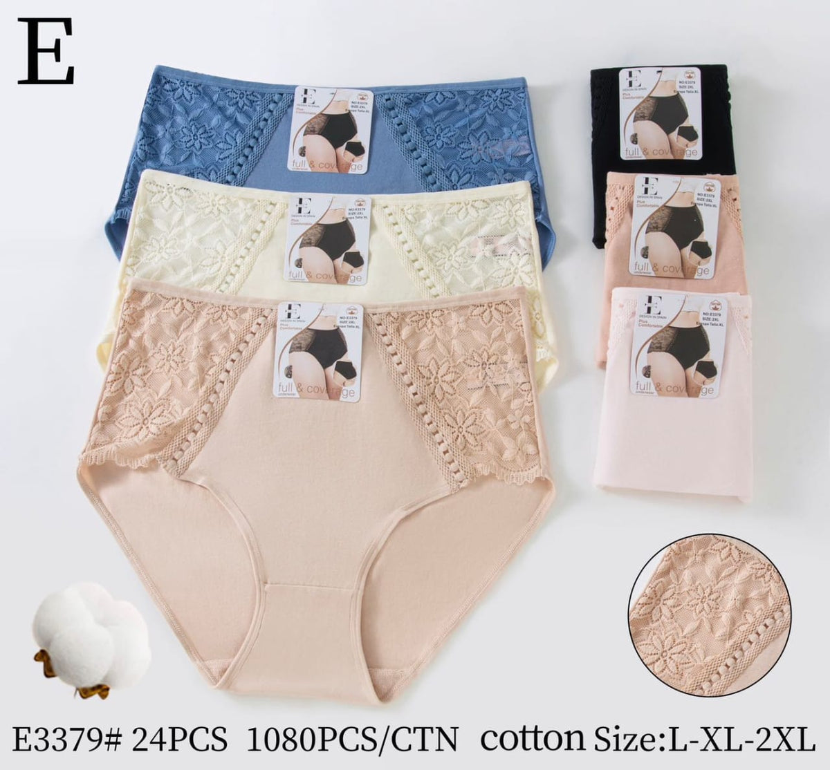 Culotte Femme Imprimée – Motifs Assortis – Réf. 195