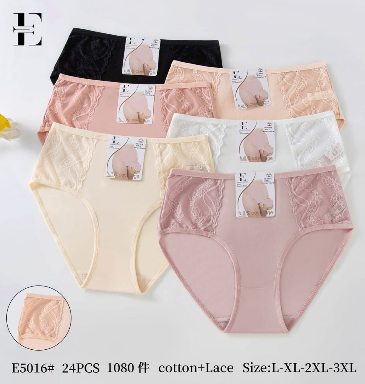 Culotte Femme Imprimée – Motifs Assortis – Réf. 199