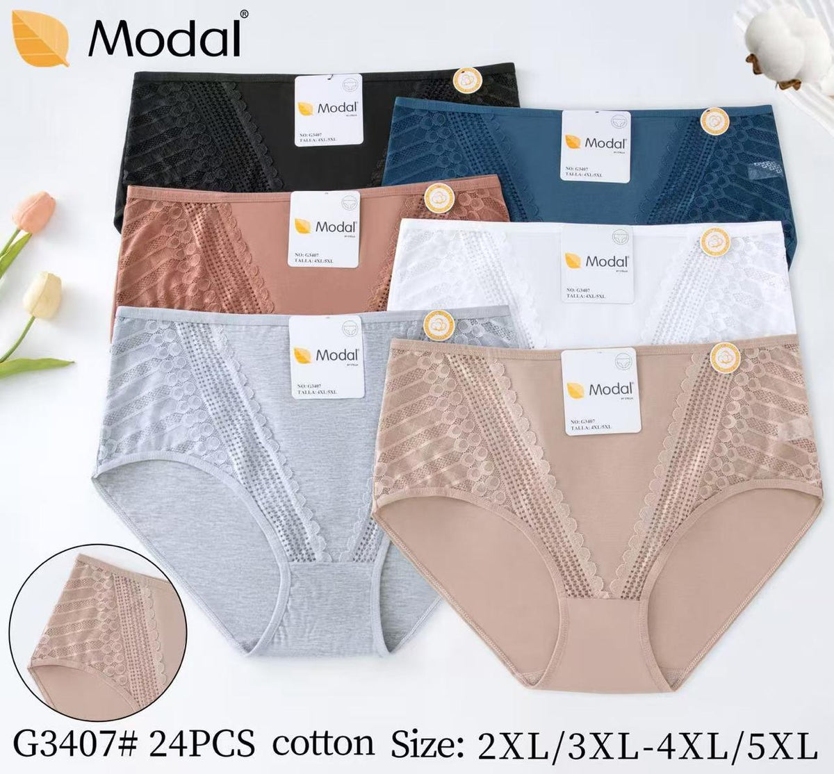 Culotte Femme Imprimée – Motifs Assortis – Réf. 200