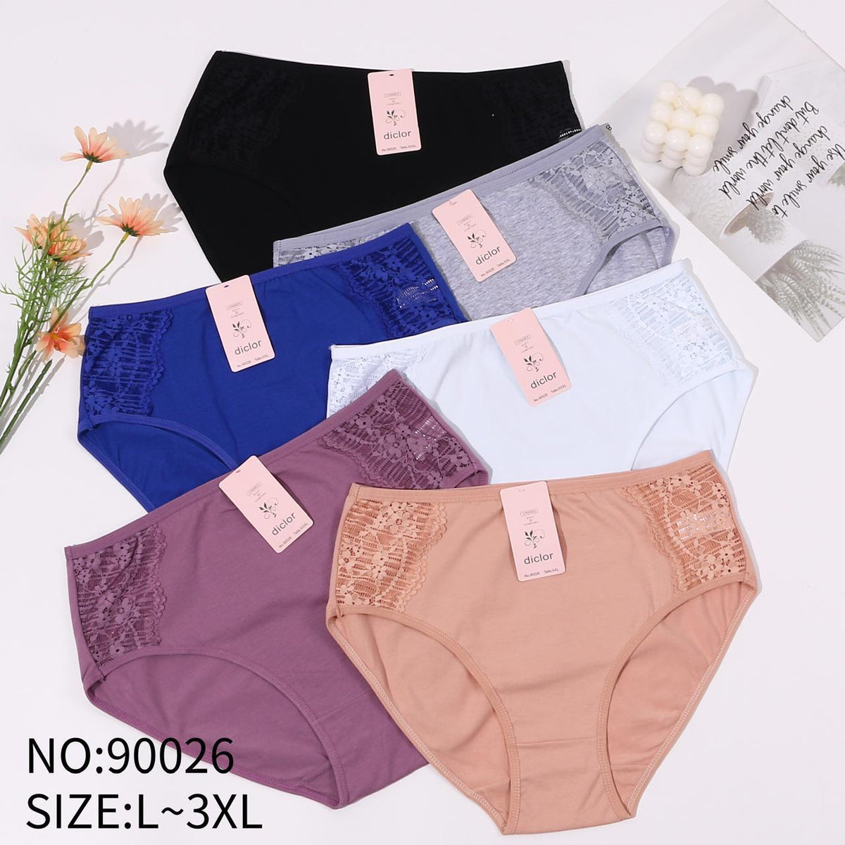 Culotte Femme Imprimée – Motifs Assortis – Réf. 224