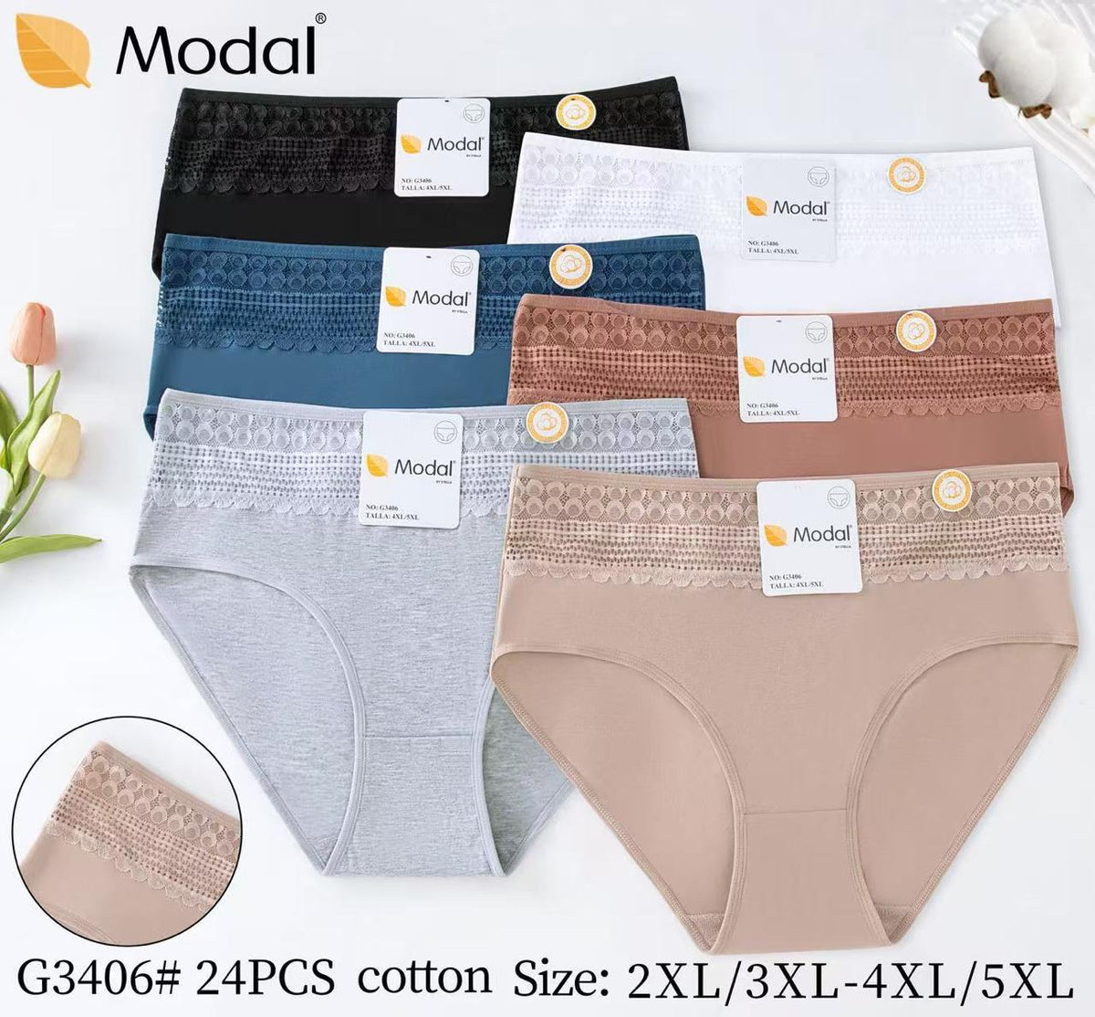 Culotte Femme Imprimée – Motifs Assortis – Réf. 227