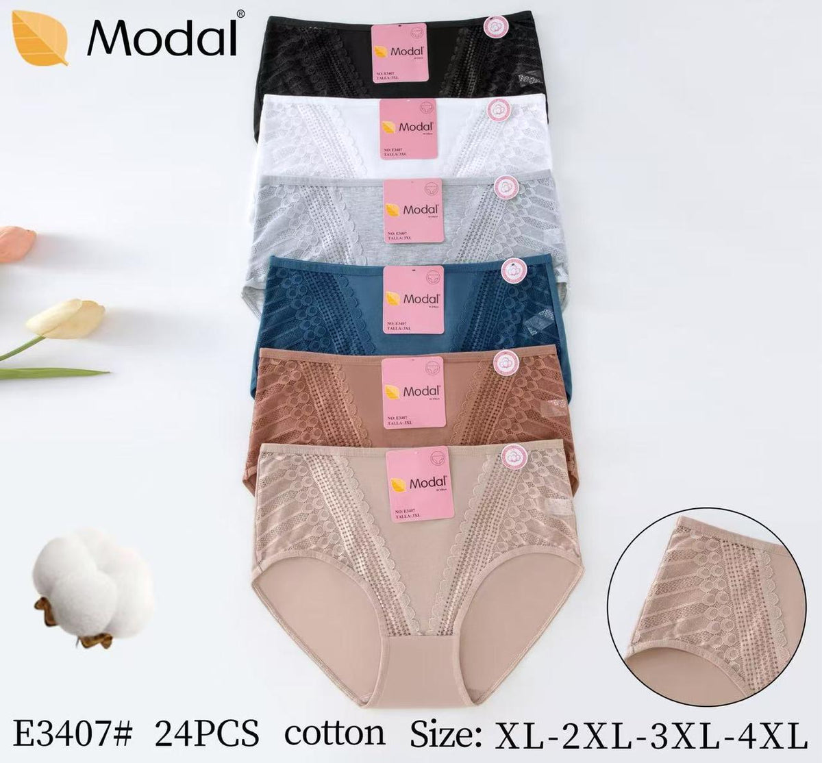 Culotte Femme Imprimée – Motifs Assortis – Réf. 230