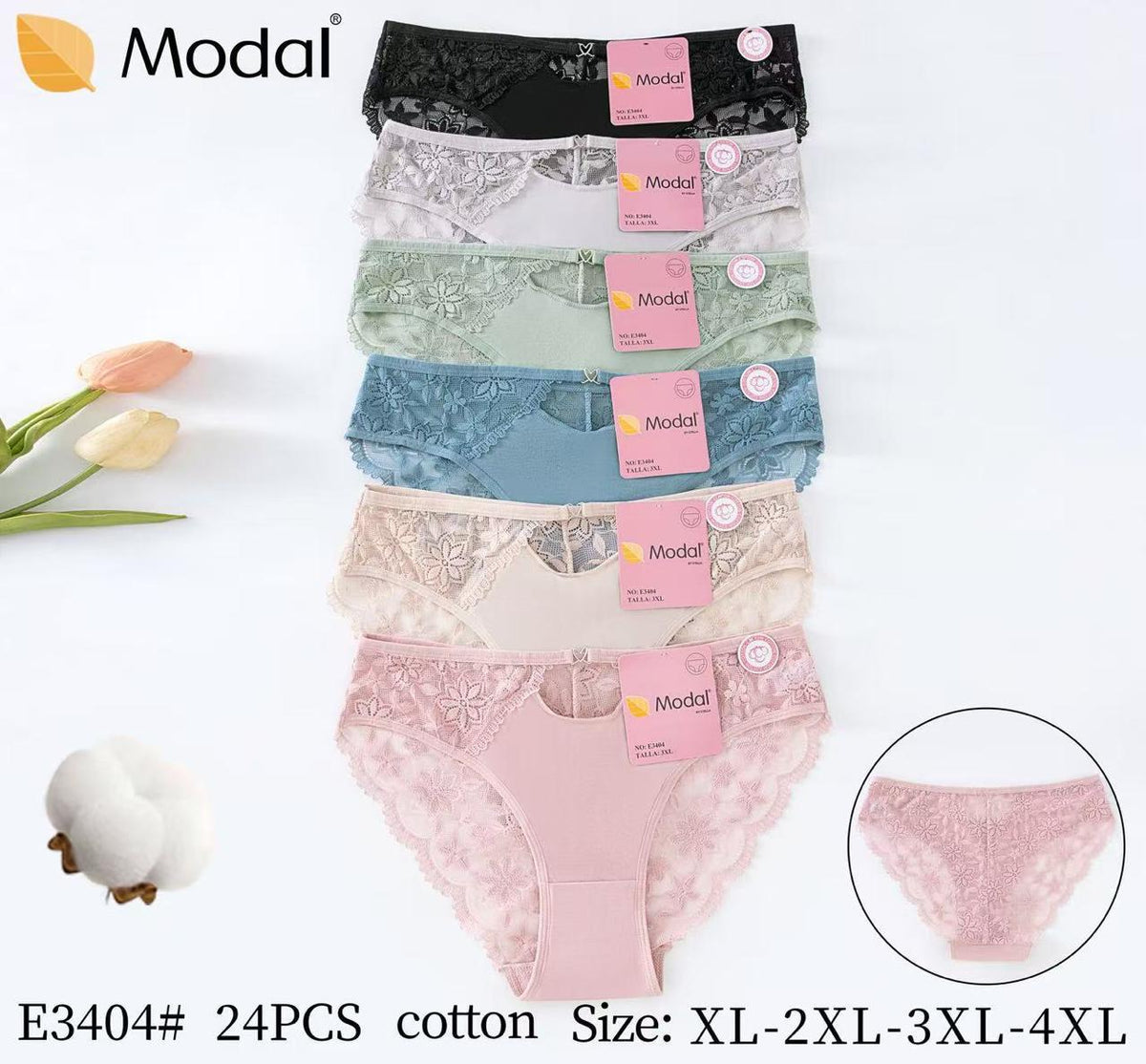 Culotte Femme Imprimée – Motifs Assortis – Réf. 232