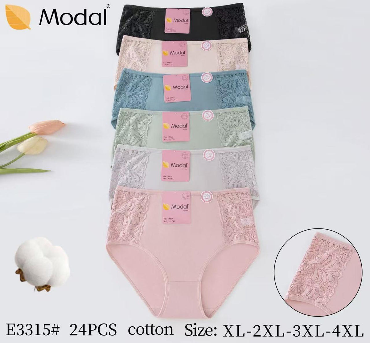 Culotte Femme Imprimée – Motifs Assortis – Réf. 233