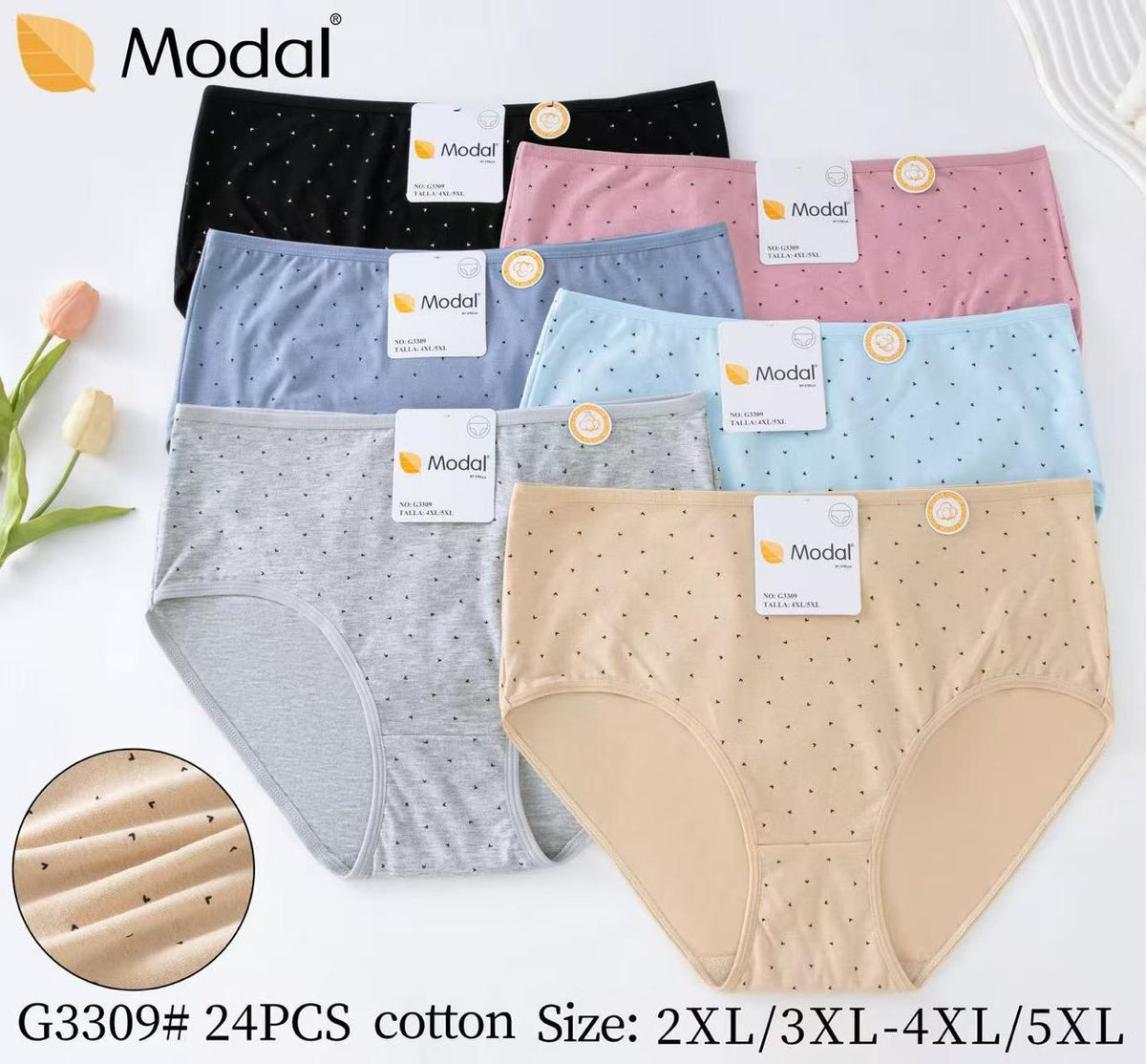Culotte Femme Imprimée – Motifs Assortis – Réf. 235